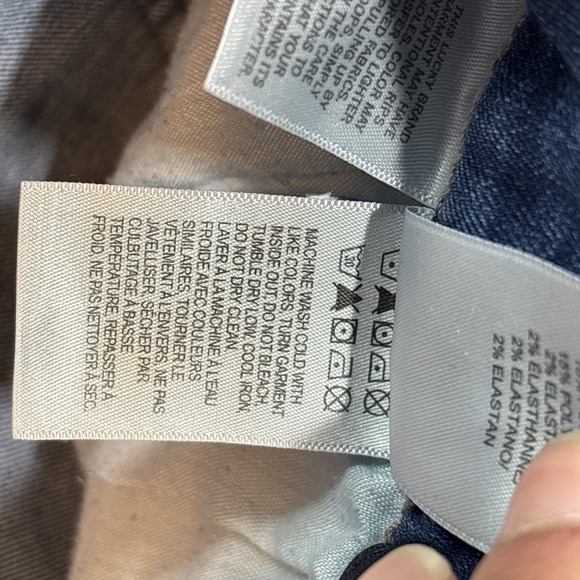 Lucky Brand Women's Ankle Jeans Size 14/32 Blue Stretch Denim Mid Rise - Picture 4 of 8